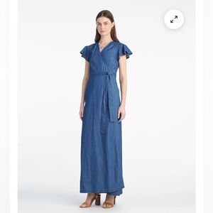 NWT Draper James Reagan Denim Maxi Dress